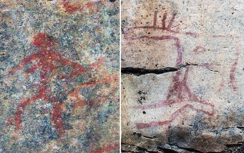 Astuvansalmi rock paintings Finland