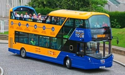 Edinburgh tourist bus