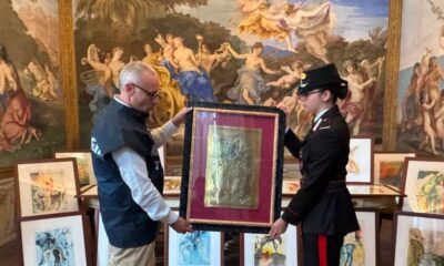Salvador Dali forgery seizure Parma
