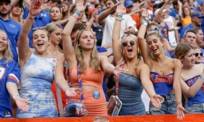 college football fans chanting