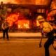 house fire scene