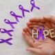 purple ribbon awareness