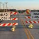 road closure sign Fort Wayne