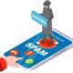 robocall scam illustration