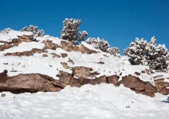 western colorado winter landscape