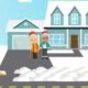 winter home safety illustration