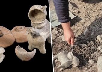 Ancient Ram Teapot Found Near Armageddon