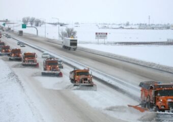 Colorado highway snow