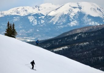 Colorado mountain snow