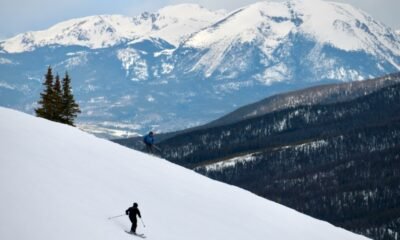 Colorado mountain snow