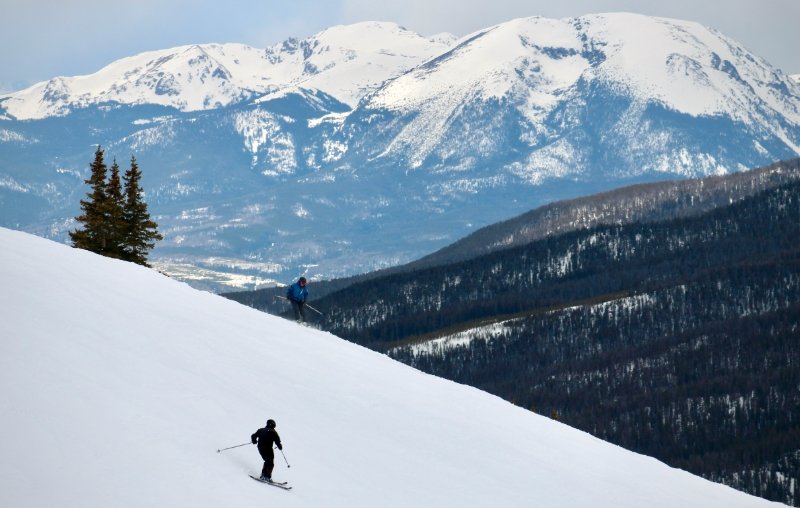 Colorado mountain snow