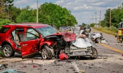 car crash scene