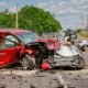 car crash scene