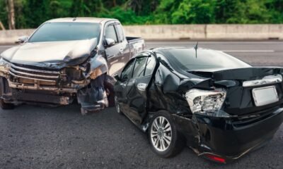 fatal car crash scene