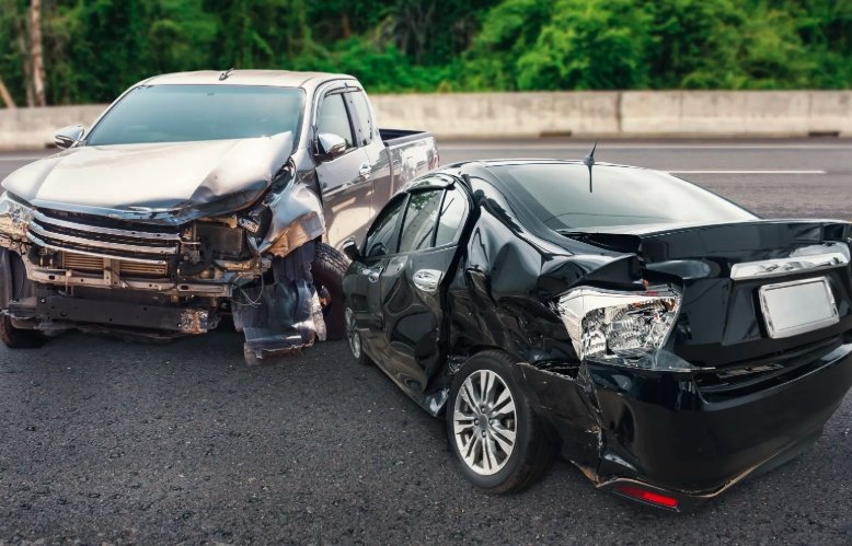 fatal car crash scene