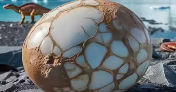 fossil egg illustration