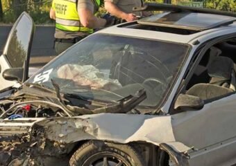 hit and run crash scene