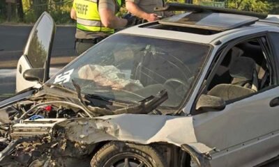 hit and run crash scene