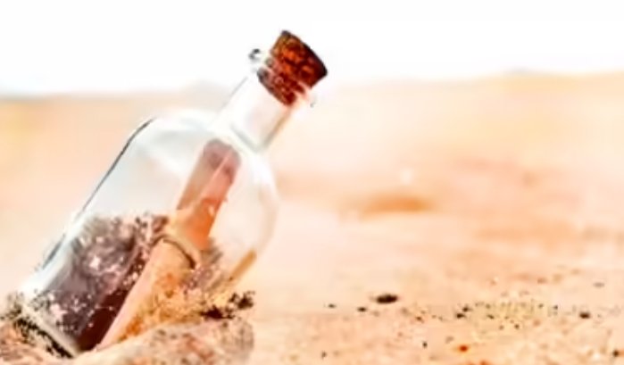 message in a bottle beach discovery