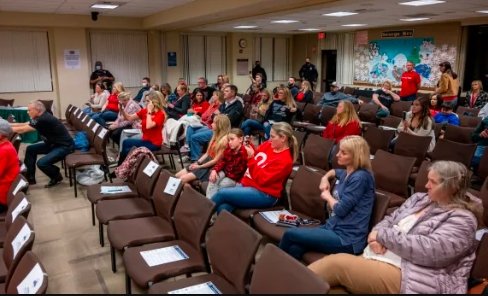 school board meeting