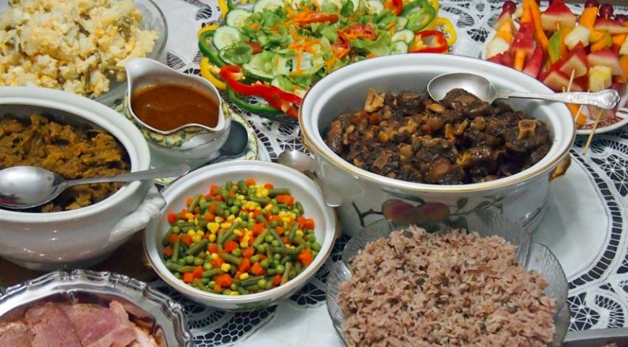 Jamaican restaurant holiday meal