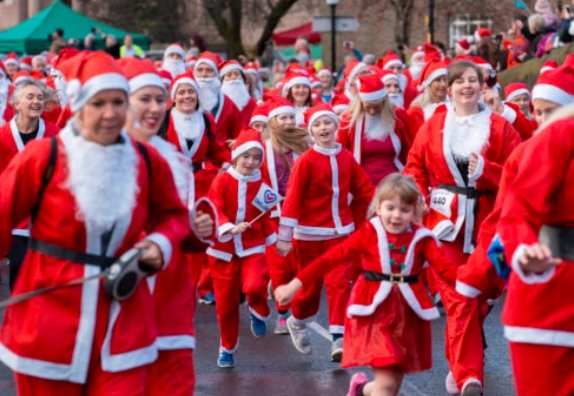 Santa Cause Run Raises Funds for Playgrounds