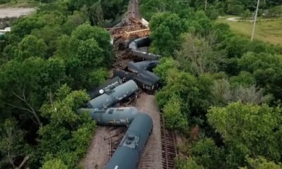 Union Pacific Train Derails into Gunnison River