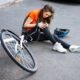 bicycle accident scene