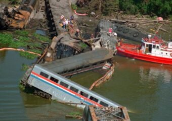 train derailment river