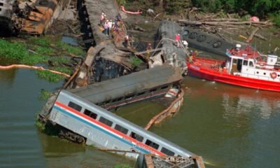 train derailment river