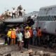train derailment scene