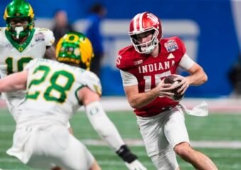 Indiana Crushes Oregon 56-22 in Peach Bowl Win