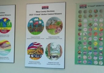 Mesa County Names I Voted Sticker Winners