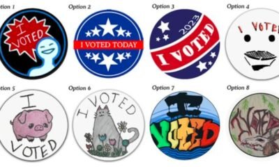 Mesa County Names I Voted Sticker Winners