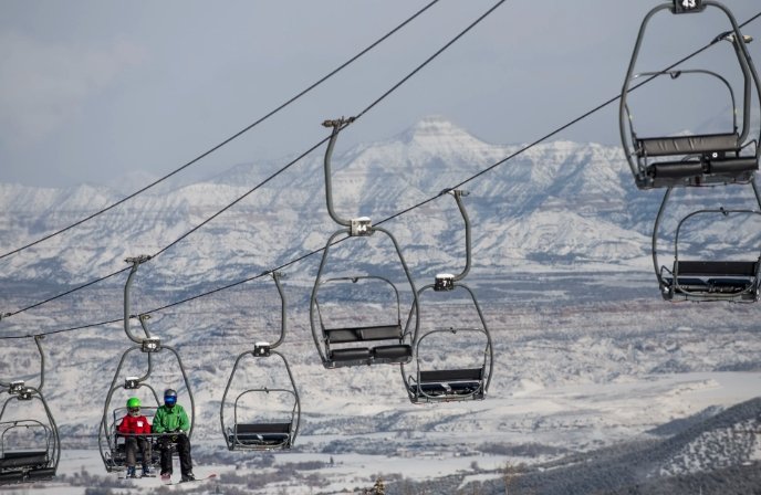 Powderhorn Resort Opens West End Lift After Snowfall