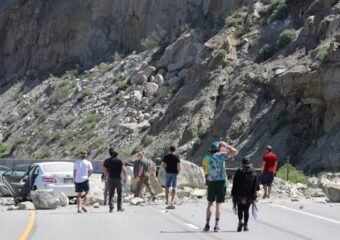 Rock Slide Shuts Down I-70 in DeBeque Canyon
