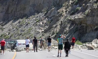 Rock Slide Shuts Down I-70 in DeBeque Canyon