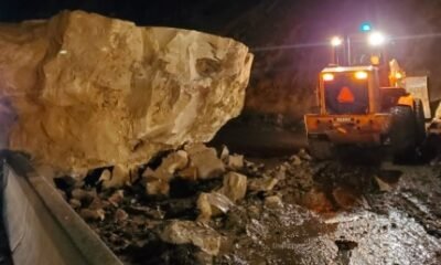 Rock Slide Shuts Down I-70 in DeBeque Canyon