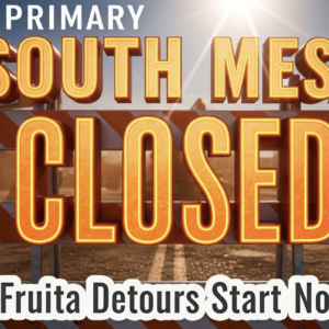 Fruita Drivers Face Weeks of South Mesa Street Gridlock