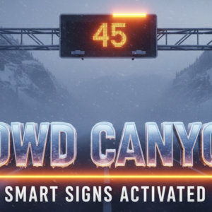 CDOT Activates Smart Speed Signs on Deadly I-70 Dowd Canyon