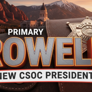 Mesa Sheriff Todd Rowell Sworn In as President of Colorado Sheriffs