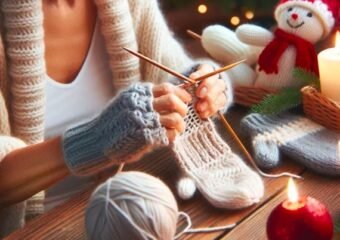 Volunteers Knit Community Warmth