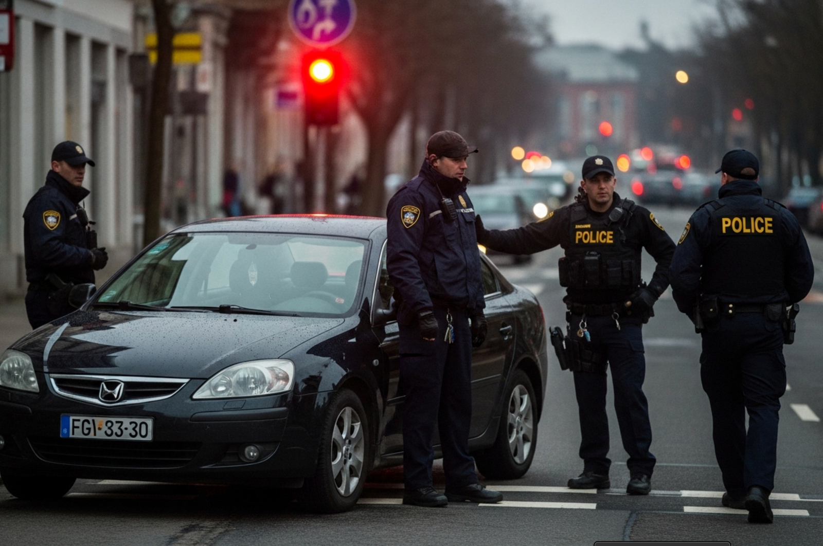 A viral, hyper-realistic YouTube thumbnail with a dramatic Western Colorado atmosphere. The background is a quiet Grand Junction neighborhood at golden hour with police vehicles parked across sunlit streets and subtle emergency lights casting red and blue glows. The composition uses a low-angle shot to focus on the main subject: a police badge and radio microphone placed prominently on asphalt. The image features massive 3D typography with strict hierarchy: The Primary Text reads exactly: 'CRISIS OVER'. This text is massive, the largest element in the frame, rendered in polished chrome with subtle emergency light reflections to look like a high-budget 3D render. The Secondary Text reads exactly: 'Shelter Lifted'. This text is significantly smaller, positioned below the main text. It features a thick white border with red glow outline to contrast against the background. The text materials correspond to the story's concept. Crucial Instruction: There is absolutely NO other text, numbers, watermarks, or subtitles in this image other than these two specific lines. 8k, Unreal Engine 5, cinematic render.