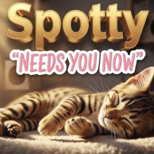 Elderly Cat Spotty Steals Hearts While Waiting for Forever Home