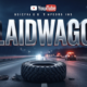 A viral, hyper-realistic YouTube thumbnail with a Kinetic atmosphere. The background is a dark, moonlit highway scene with scattered debris and flashing emergency lights in the distance. The composition uses a Low Angle to focus on the main subject: a battered, rugged off-road tire lying on the asphalt. The image features massive 3D typography with strict hierarchy: The Primary Text reads exactly: 'PLAIDWAGON'. This text is massive, the largest element in the frame, rendered in Chrome to look like a high-budget 3D render. The Secondary Text reads exactly: 'CRITICAL'. This text is significantly smaller, positioned below or next to the main text. It features a thick, distinct color border/outline (sticker style) to contrast against the background. Make sure text 2 is always different theme, style, effect and border compared to text 1.