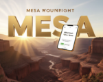 A viral, hyper-realistic YouTube thumbnail with a warm, hopeful health-care atmosphere. The background is a soft sunrise over the Colorado National Monument with gentle golden light rays breaking through red rock canyons. The composition uses a slight low angle to focus on the main subject: a glowing smartphone floating in mid-air displaying the clean "Find the Right Fit" website interface. The image features massive 3D typography with strict hierarchy: The Primary Text reads exactly: 'MESA COUNTY'. This text is massive, the largest element in the frame, rendered in warm brushed bronze gold with subtle edge glow to look like a high-budget 3D render. The Secondary Text reads exactly: 'MENTAL HEALTH BREAKTHROUGH'. This text is significantly smaller, positioned below the main text. It features a thick white sticker-style outline with soft teal fill to contrast against the sunrise background. The text materials correspond to the story's concept. Crucial Instruction: There is absolutely NO other text, numbers, watermarks, or subtitles in this image other than these two specific lines. 8k, Unreal Engine 5, cinematic render