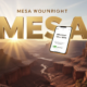 A viral, hyper-realistic YouTube thumbnail with a warm, hopeful health-care atmosphere. The background is a soft sunrise over the Colorado National Monument with gentle golden light rays breaking through red rock canyons. The composition uses a slight low angle to focus on the main subject: a glowing smartphone floating in mid-air displaying the clean "Find the Right Fit" website interface. The image features massive 3D typography with strict hierarchy: The Primary Text reads exactly: 'MESA COUNTY'. This text is massive, the largest element in the frame, rendered in warm brushed bronze gold with subtle edge glow to look like a high-budget 3D render. The Secondary Text reads exactly: 'MENTAL HEALTH BREAKTHROUGH'. This text is significantly smaller, positioned below the main text. It features a thick white sticker-style outline with soft teal fill to contrast against the sunrise background. The text materials correspond to the story's concept. Crucial Instruction: There is absolutely NO other text, numbers, watermarks, or subtitles in this image other than these two specific lines. 8k, Unreal Engine 5, cinematic render