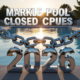 A viral, hyper-realistic YouTube thumbnail with a bittersweet summer vibe atmosphere. The background is a beautiful but empty small-town swimming pool at golden hour, water perfectly still, late-summer sunlight sparkling on the surface. The composition uses a dramatic low-angle shot from the deep end looking toward the locked front gate. The main subject: a massive, gleaming chrome 3D chain and padlock wrapped around the gate. The image features massive 3D typography with strict hierarchy: The Primary Text reads exactly: 'MARKLE POOL CLOSED 2026'. This text is massive, the largest element in the frame, rendered in polished chrome metal with realistic reflections of the pool water. The Secondary Text reads exactly: 'BIG RENOVATIONS COMING'. This text is significantly smaller, positioned below the main text with a thick electric-blue glowing outline and subtle motion blur to make it pop against the warm sunset sky. 8k, Unreal Engine 5, cinematic render