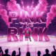 A viral, hyper-realistic YouTube thumbnail with a kinetic, high-energy ice hockey atmosphere. The background is a packed Colorado arena bathed in dramatic hot pink and purple lighting with pink smoke swirling above the ice. The composition uses a low-angle heroic shot to focus on the main subject: a gleaming pink hockey jersey hanging in mid-air as if just thrown to the crowd. The image features massive 3D typography with strict hierarchy: The Primary Text reads exactly: 'PINK THE RINK'. This text is massive, the largest element in the frame, rendered in liquid chrome pink metal with glowing edges to look like a high-budget 3D render. The Secondary Text reads exactly: 'RECORD NIGHT'. This text is significantly smaller, positioned below the main text with a bold white fill and thick electric blue outline in sticker style to pop hard against the background. The text materials correspond to the story's concept. Crucial Instruction: There is absolutely NO other text, numbers, watermarks, or subtitles in this image other than these two specific lines. 8k, Unreal Engine 5, cinematic rende