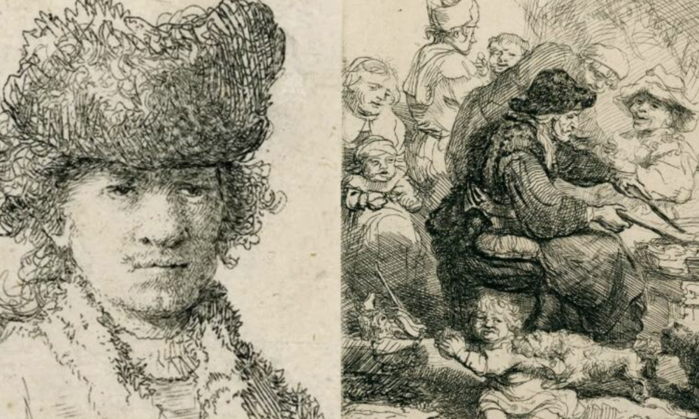 rembrandt etchings discovered netherlands collection